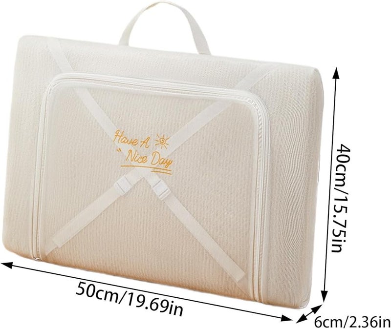 كيس غسيل للكنزات منظف الملابس الحساسة مقاس ٥٠×٤٠×٦ سم ملحق للغسالة - Image 5